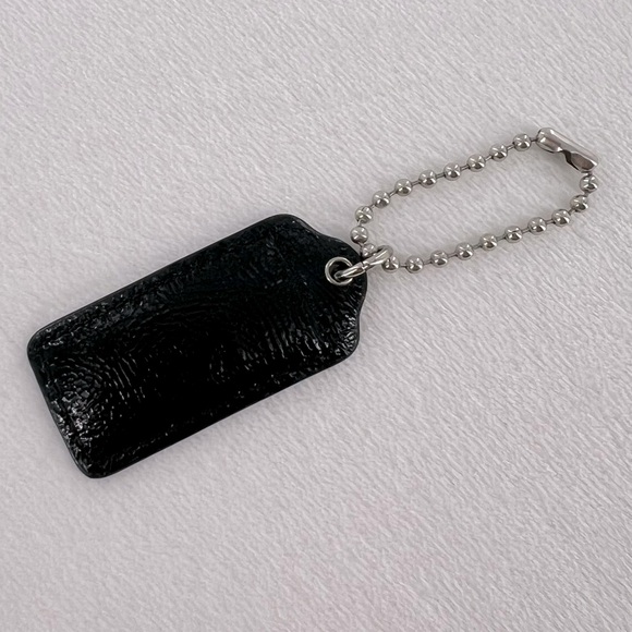 Coach Black Bag Tag - Picture 3 of 6